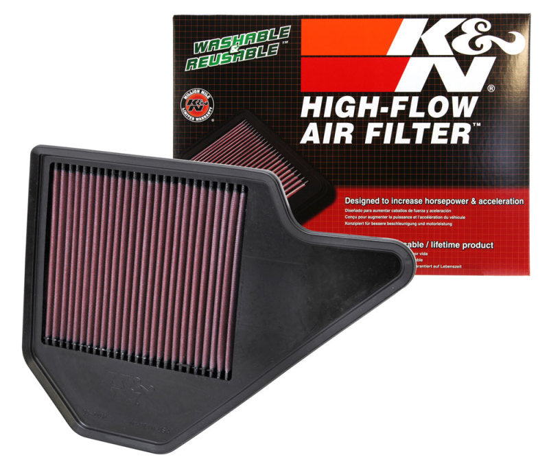 K&N 33-2462 Replacement Air Filter — Fits 11-16 Chrysler Town & Country, Dodge Grand Caravan