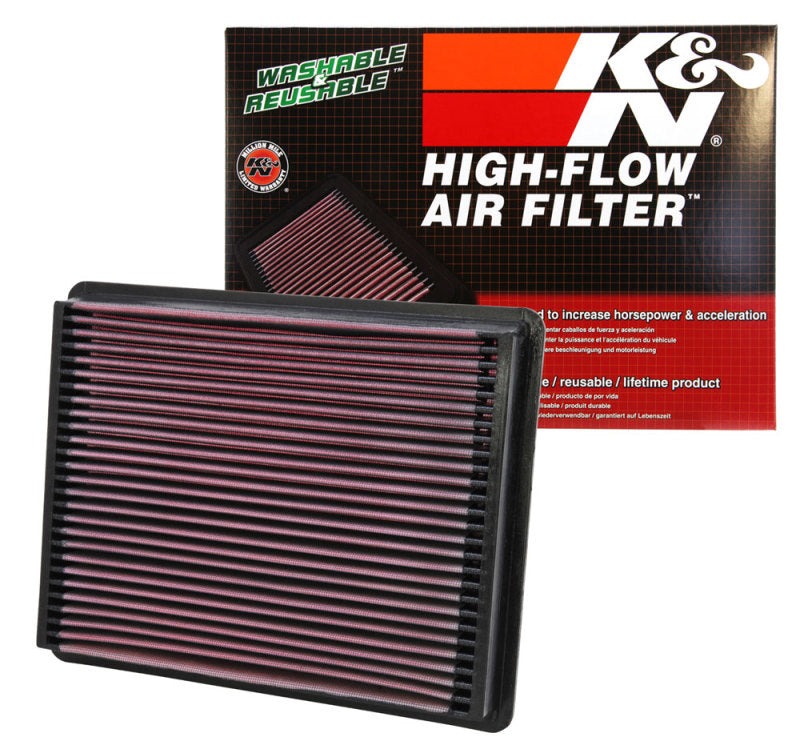K&N High-Flow Air Filter — Fits 2002-2020 Cadillac Escalade, 1999-2009 Chevy/GMC Pickups