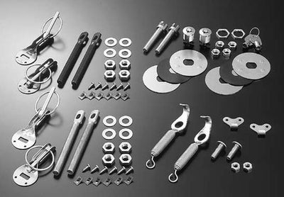 Cusco Aluminum Hood Pins Black — Fits 1985-1987 Toyota Corolla AE86