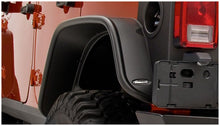 Cargar imagen en el visor de la galería, Bushwacker 07-18 Jeep Wrangler Unlimited Flat Style Flares 2pc 4-Door Sport Utility Only - Black