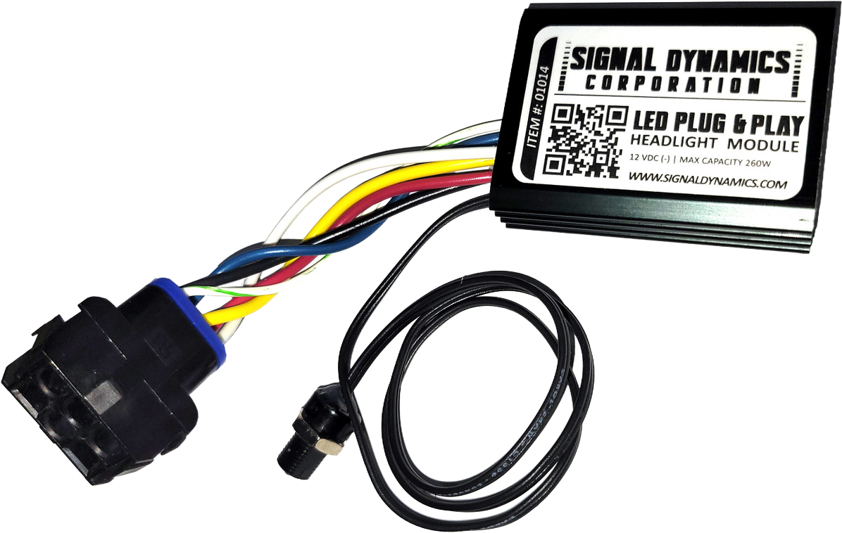 SDC Plug & Play Headlight Module Halogen & LED 2-1/4X1-5/8-5/8" (01014)
