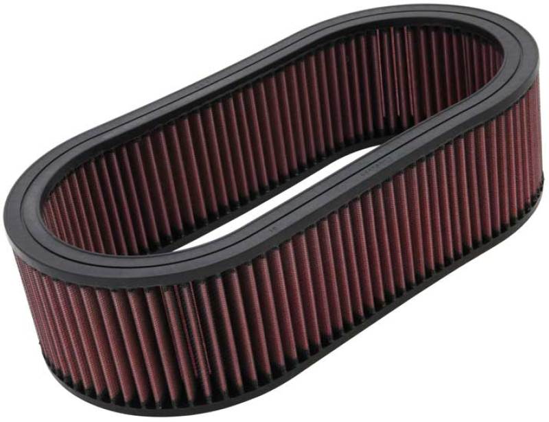 K&N Custom Oval Air Filter E-3514 — 7.75in OW x 14.625in OL x 4in H