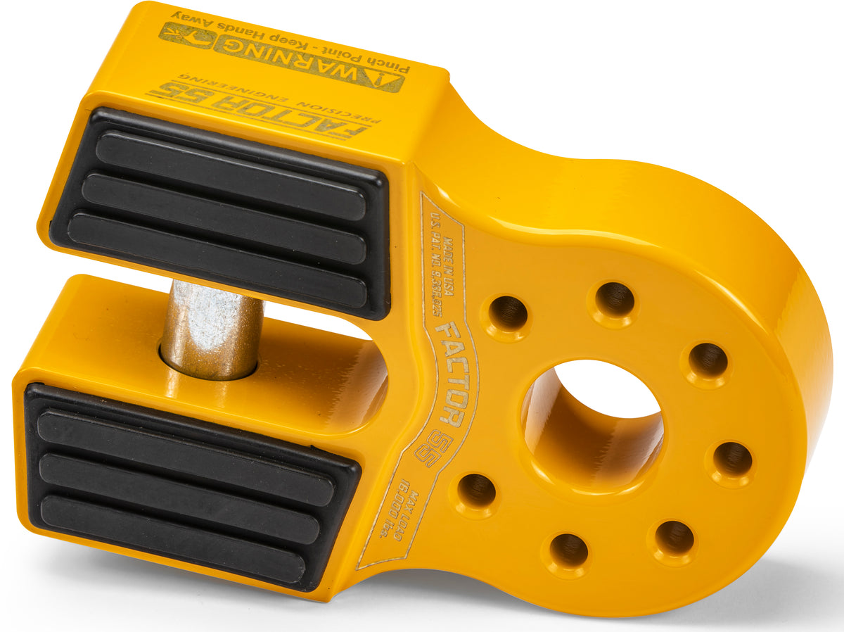 Factor 55 Flatlink XTV Winch Shackle - Yellow