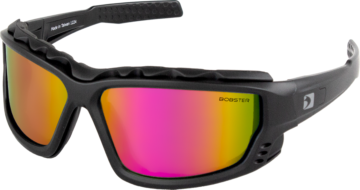 Bobster PCH Convertible Glasses BLK w/ Crimson Pink & YLW Lens (BPCH002)