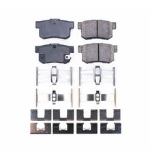 Cargar imagen en el visor de la galería, Power Stop 97-99 Acura CL Rear Z17 Evolution Ceramic Brake Pads w/Hardware