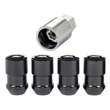 Cargar imagen en el visor de la galería, McGard Wheel Lock Nut Set - 4pk. (Cone Seat) M12X1.5 / 19mm &amp; 21mm Dual Hex / 1.46in. Length - Black