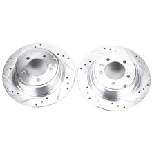 Cargar imagen en el visor de la galería, Power Stop 11-14 Chrysler 200 Rear Evolution Drilled &amp; Slotted Rotors - Pair