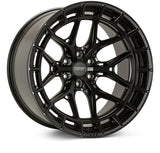 Vossen HFX-1 20x9 / 6x139.7 / ET18 / Deep / 106.1 CB - Satin Black Wheel