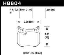 Cargar imagen en el visor de la galería, Hawk 08-13 BMW 135i 3.0L Base Rear ER-1 Brake Pads