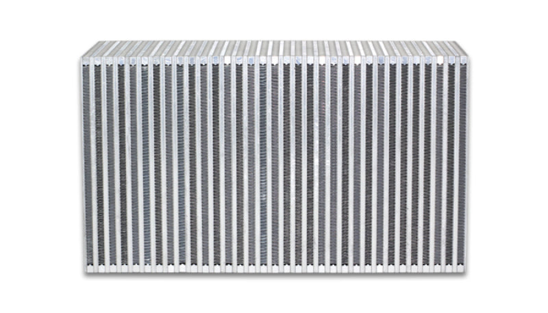 Núcleo de intercooler de flujo vertical vibrante de 18 pulgadas de ancho x 12 pulgadas de alto x 6 pulgadas de espesor