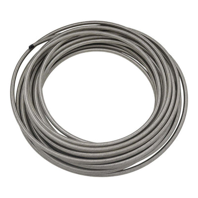 DeatschWerks 6AN SS Double Braided PTFE Hose - 50 Feet