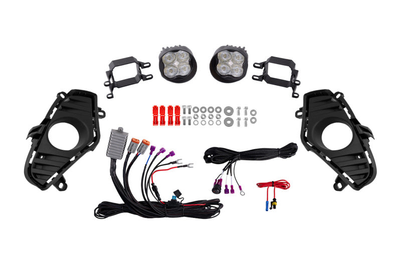 Diode Dynamics 19-22 Toyota RAV4 SS3 Add-On Fog Lamp Kit - White Sport