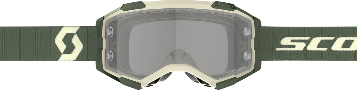 Scott Fury LS Goggle Kaki Green LS Grey Works (2728276312327)