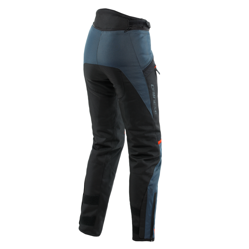 Dainese Tempest 3 Lady D-Dry Pants Ebony/Black/Lava-Red Size - 44