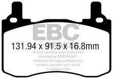 Cargar imagen en el visor de la galería, EBC 2017+ Kia Stinger 3.3L Twin Turbo Redstuff Rear Brake Pads