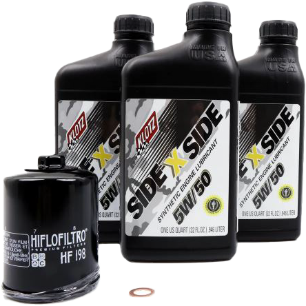Klotz Sidexside OIL Change KIT 5W50 /w OIL Filter POL (KU-100)