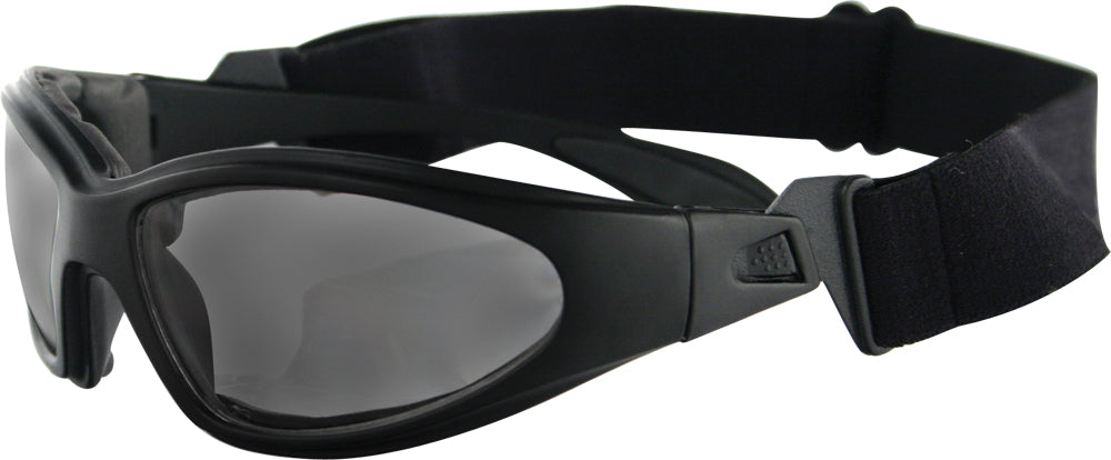 Bobster GXR Sunglasses Black w/Smoke Lens (GXR001)
