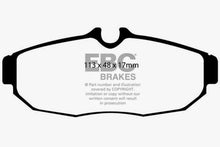 Cargar imagen en el visor de la galería, EBC 05-10 Ford Mustang 4.0 Yellowstuff Rear Brake Pads