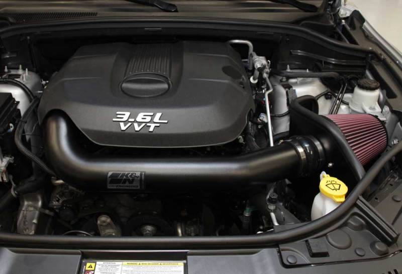 Kit de admisión de alto rendimiento y flujo K&amp;N 11 Jeep Grand Cherokee 3.6L V6 / 11 Dodge Durango 3.6L V6