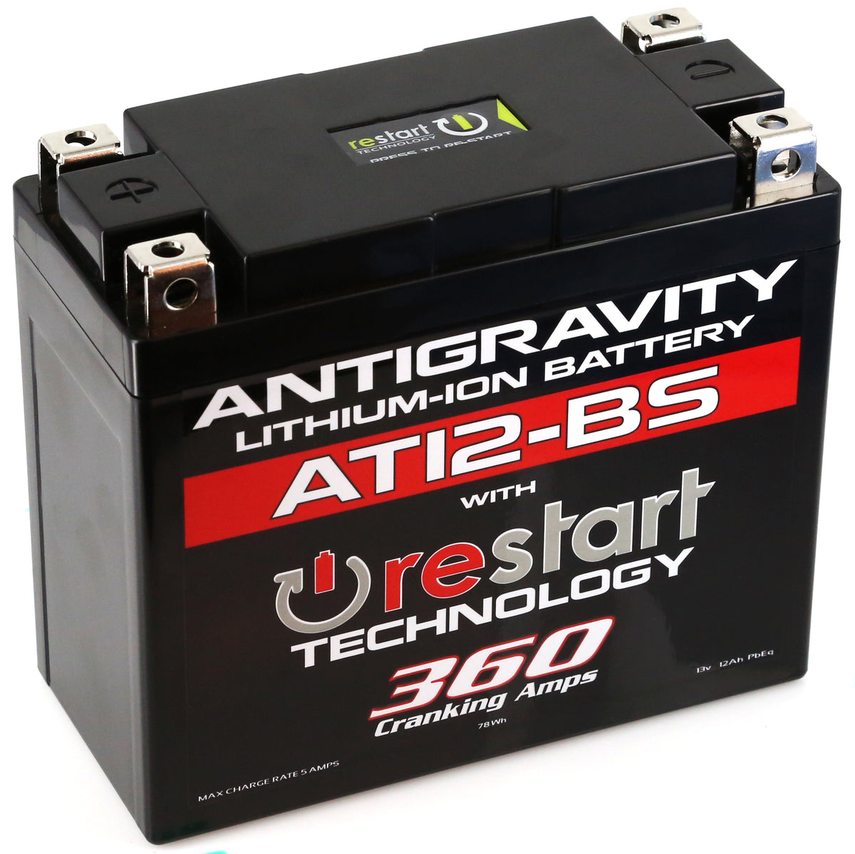 Antigravity Lithium Battery AT12BS-RS 360 CA (AG-AT12BS-RS)