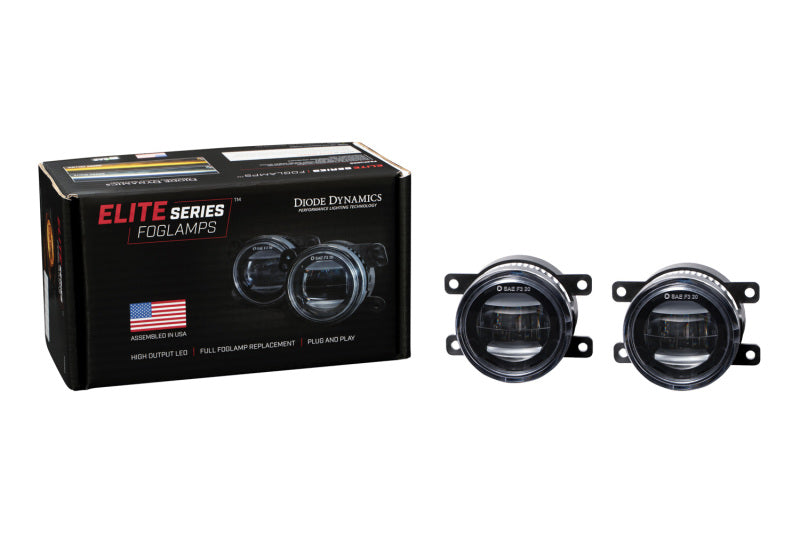 Diode Dynamics Elite Series Type A Fog Lamps Yellow LED — Fits 2010-2018 Acura RDX