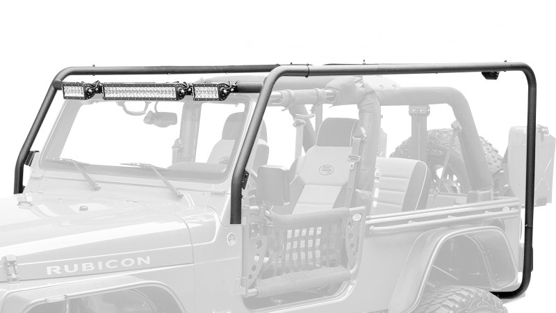 Body Armor 4x4 Roof Rack Cargo Carrier — Fits 2007-2018 Jeep Wrangler 4-Door