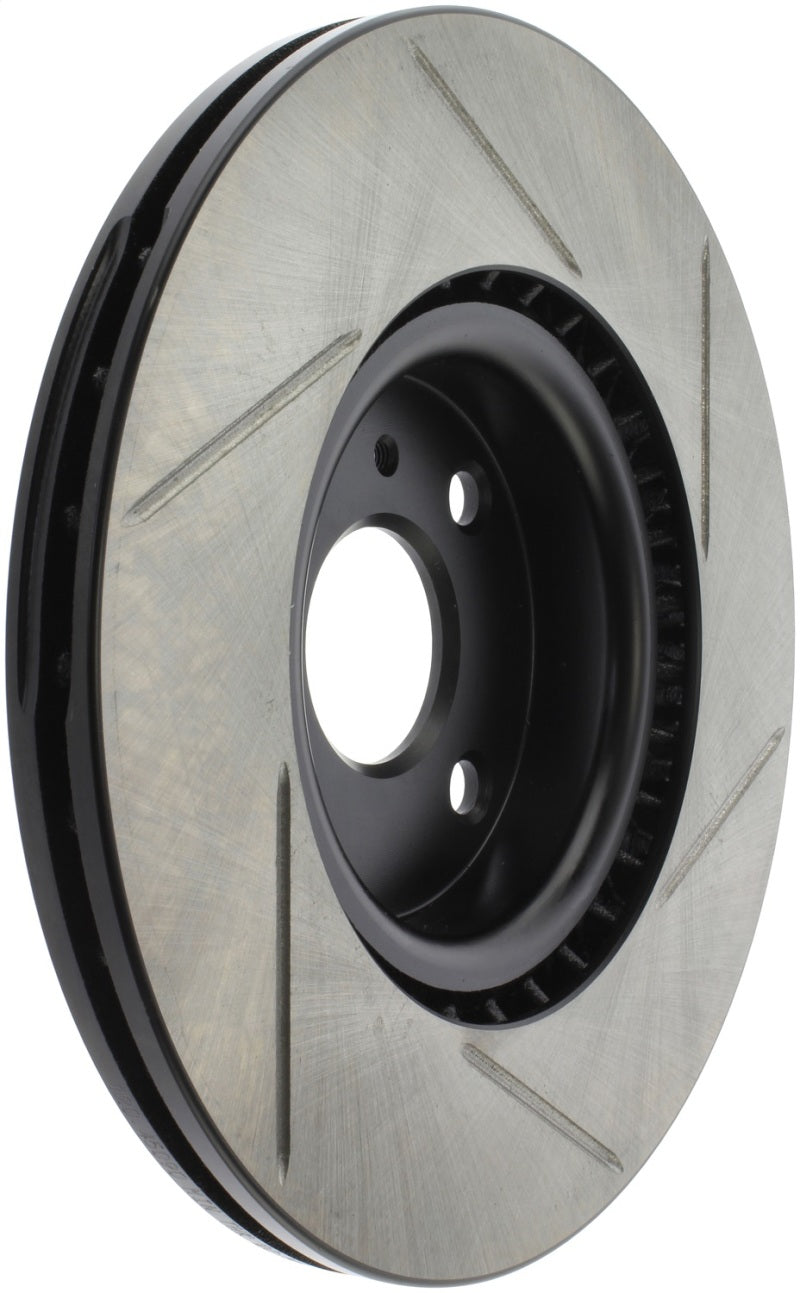 StopTech Sport Slotted Front Right Rotor — Fits 2016-2023 Mazda Miata MX-5, 2018-2020 Fiat 124