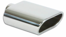 Cargar imagen en el visor de la galería, Vibrant 5.5in x 3in Oval SS Exhaust Tip (Single Wall Angle Cut Rolled Edge)