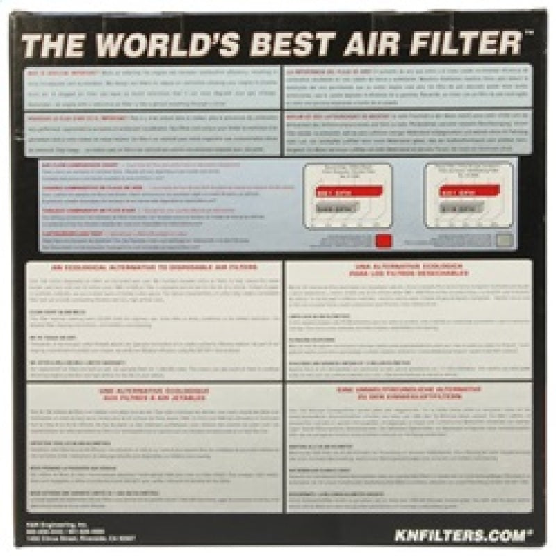 K&N Replacement Air Filter — 2016-2024 Yamaha Grizzly & Kodiak 700