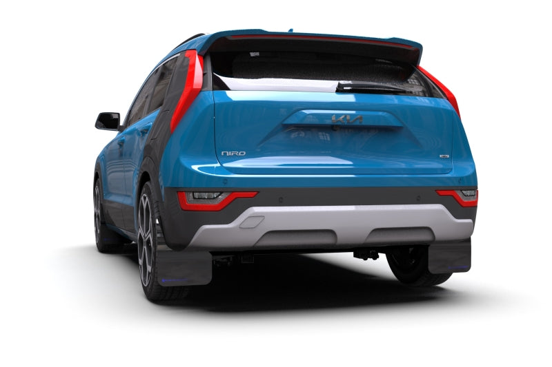 Rally Armor 2023 Kia Niro SG2 Black UR Mud Flap Dark Grey Logo