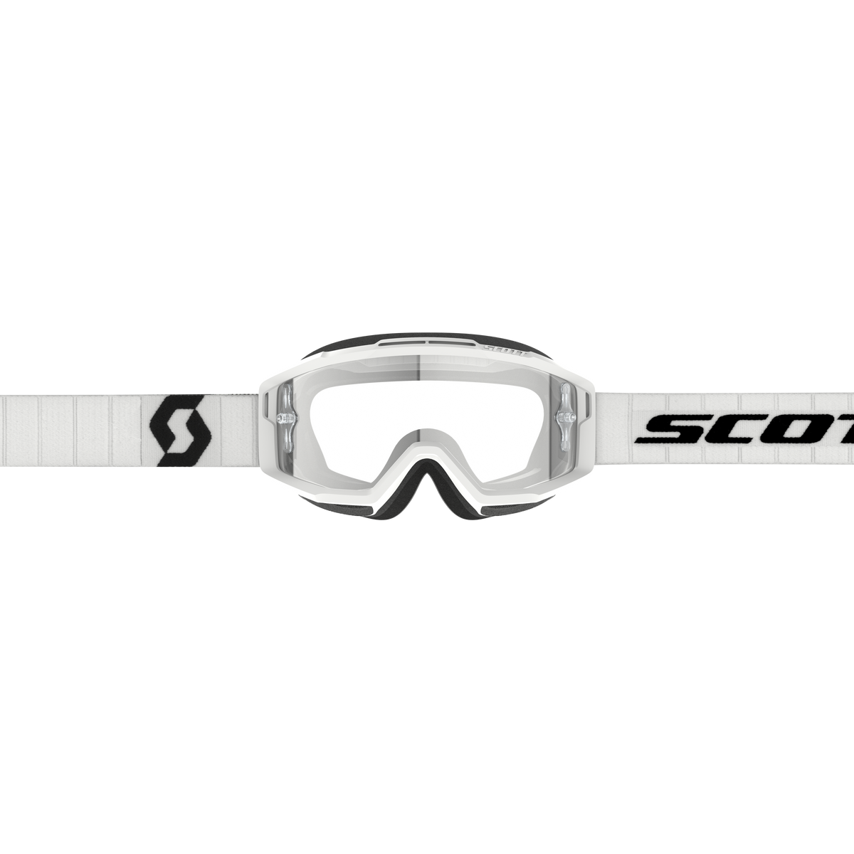 Scott Split OTG Goggle WHT/BLK Clear WRK (2855371035113)