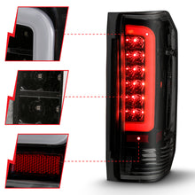 Cargar imagen en el visor de la galería, ANZO 1987-1996 Ford F-150 LED Taillights Black Housing Smoke Lens (Pair)