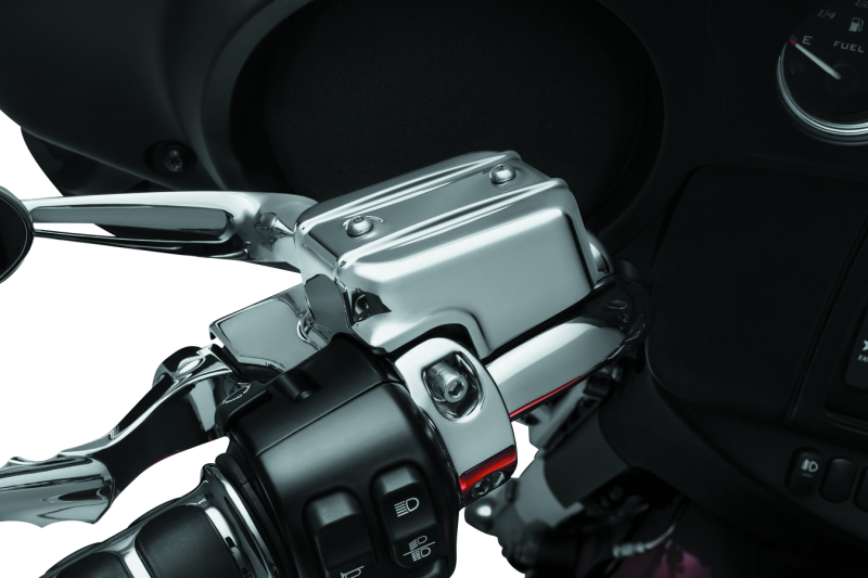 Kuryakyn Brake & Clutch Control Covers Chrome — Fits 2014-2016 Harley-Davidson Touring
