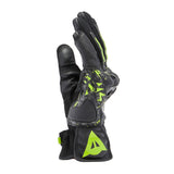 Dainese Mig 3 Unisex Leather Gloves Black/Anthracite/Yellow Fluorescent - Large