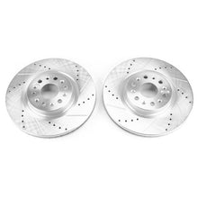 Cargar imagen en el visor de la galería, Power Stop 18-19 Buick Enclave Front Evolution Drilled &amp; Slotted Rotors - Pair