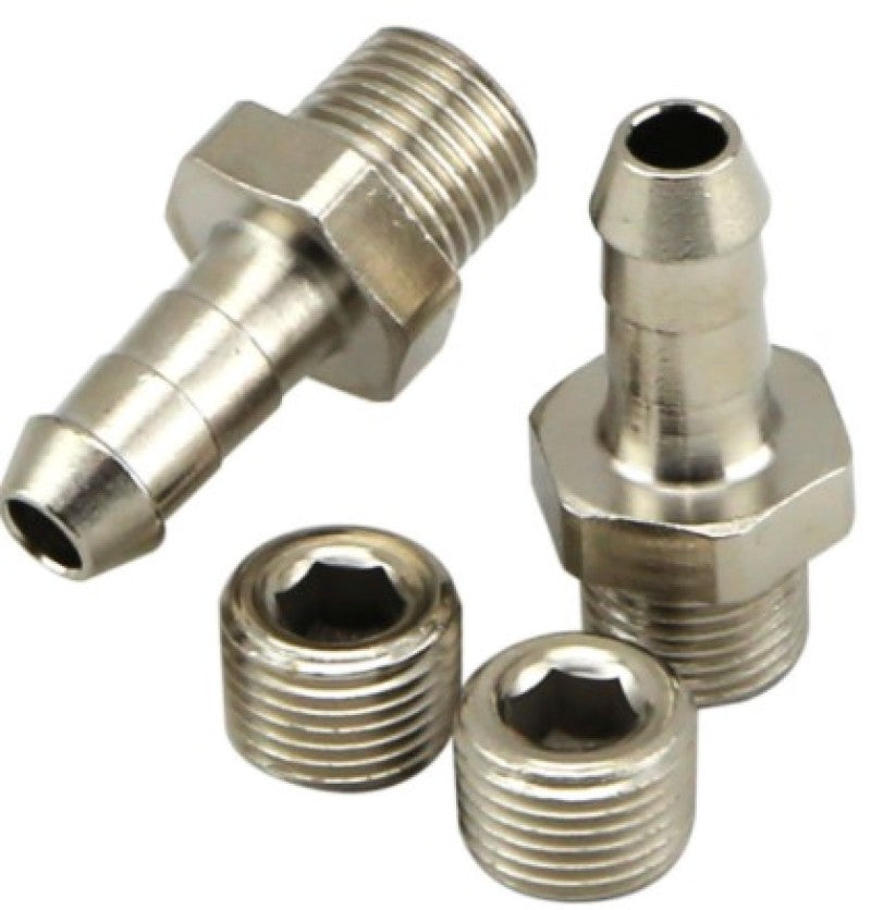 Conexiones y piezas en blanco para cola de manguera Turbosmart de 1/8 pulg. NPT de 6 mm