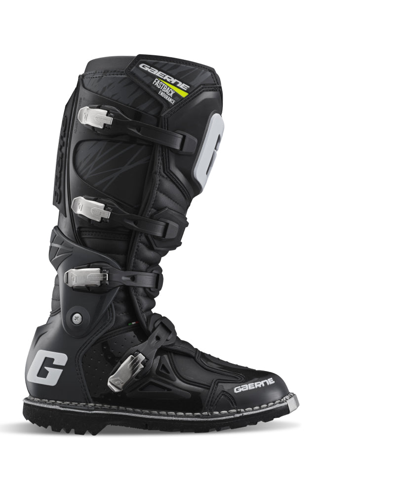 Bota de enduro Gaerne Fastback Endurance negra, talla 8