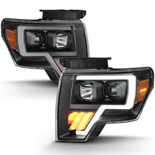 Cargar imagen en el visor de la galería, ANZO 2009-2014 Ford F-150 Projector Light Bar G4 H.L. Black Amber