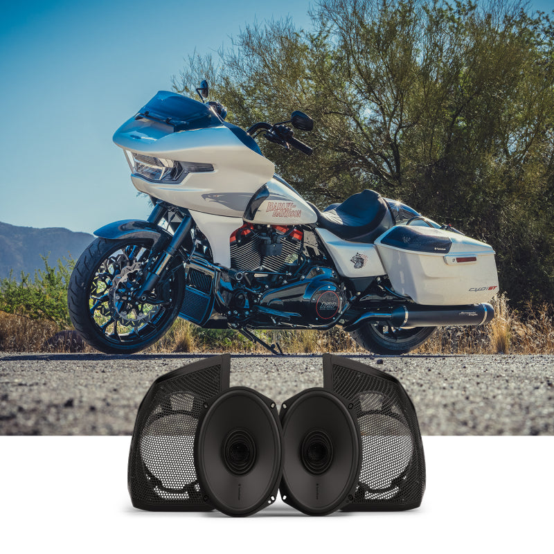 Rockford Fosgate 24+ Harley Davidson TMS Cut-In Baglid Speaker Kit