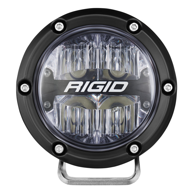 Barra de luz LED todoterreno de 4 pulgadas de la serie 360 ​​de Rigid Industries, RGBW (par)