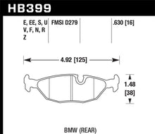 Cargar imagen en el visor de la galería, Hawk 86-87 BMW 325 2.7L Rear ER-1 Brake Pads