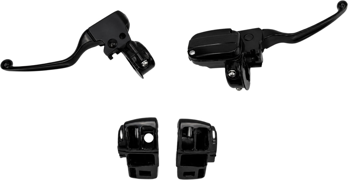 Harddrive Handlebar Control KIT BLK CBL Clutch `08-13 FLH/T (53603)