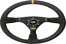 Cargar imagen en el visor de la galería, OMP WRC Mid-Depth 350mm Dished - Small Suede (Black)