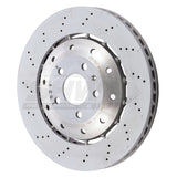 SHW 08-12 Audi R8 4.2L (Excl Ceramic Brakes) Front Drill-Dimp Lightweight Brake Rotor (420615301D)