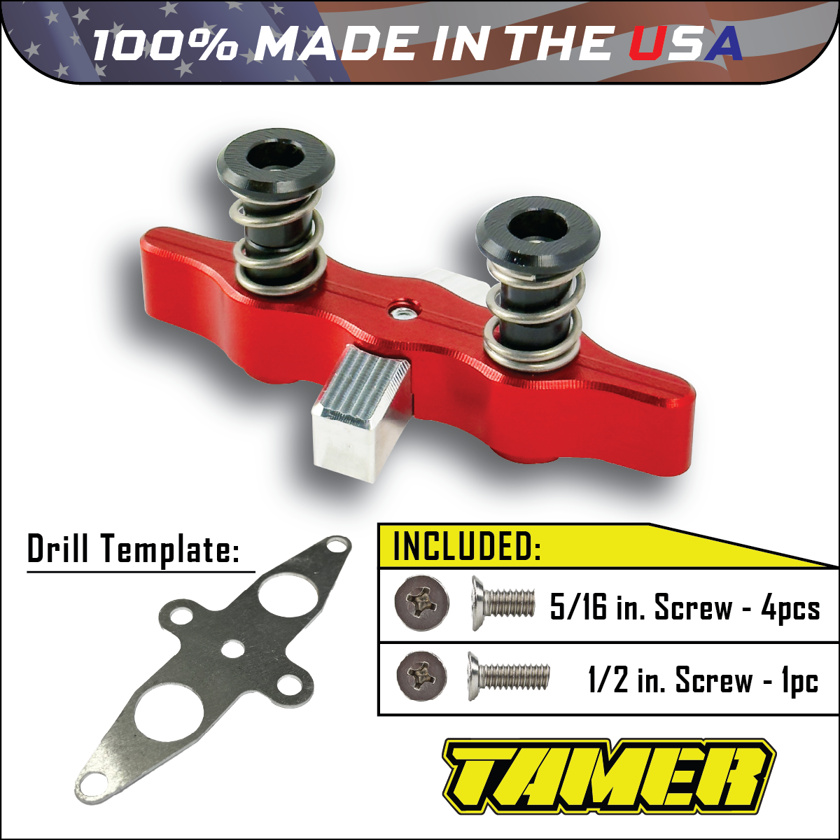 Tamer Double Button X-Wing RED (HH-DBU-02R)
