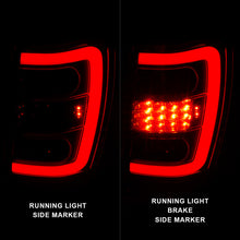 Cargar imagen en el visor de la galería, ANZO 1999-2004 Jeep Grand Cherokee LED Tail Lights w/ Light Bar Chrome Housing Red/Clear Lens