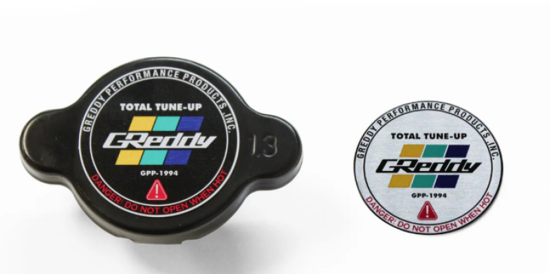 GReddy Type-S 1.3 Radiator Cap Most Nissan / Subaru / Mazda / Mitsubishi / Some Toyota - Black