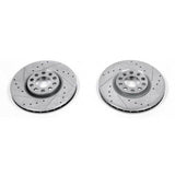 Power Stop 15-17 Chrysler 200 Front Evolution Drilled & Slotted Rotors - Pair