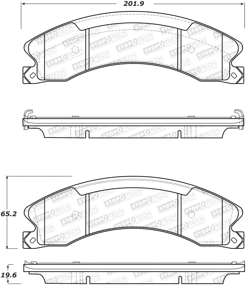 StopTech Street Brake Pads - Front