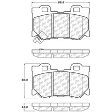 Cargar imagen en el visor de la galería, StopTech Street Touring 08-09 Infiniti FX50/G37 Rear Brake Pads